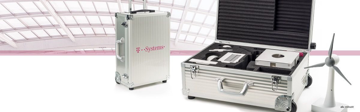 Aluminum cases for telecommunications - sample cases and transport cases from Faisst