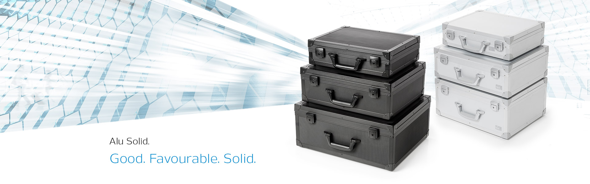 Aluminium cases from the Alu Solid case series