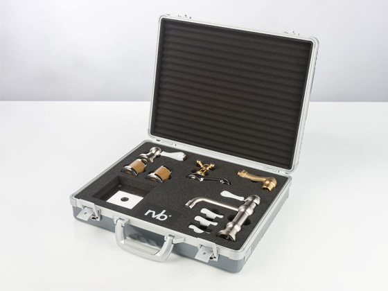 Vario Case | Koffer für Sanitärprodukte und Muster
