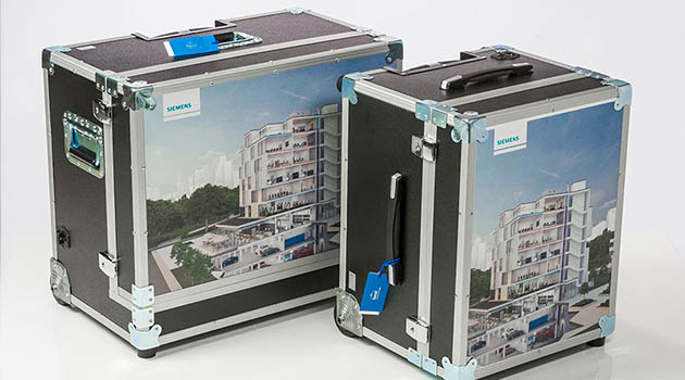 Flightcases mit Außenbedruckung für Siemens