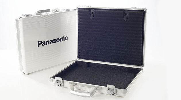 Vario Case hard case with white surface for Panasonic