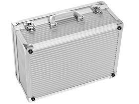 aluminium case - alu robust series silver design