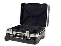Hardshell Case of Air Line series in black with customized inserts