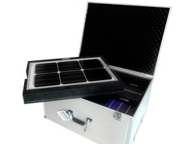 valise de presentation pour la technologie solaire