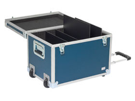transport case alu air with trolley